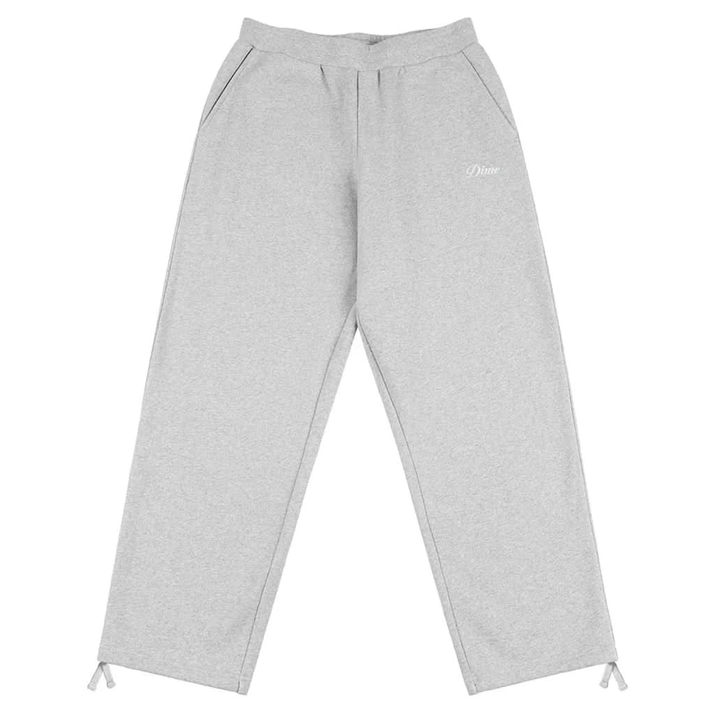 Dime MTL | Cursive Logo Sweatpants – Grey - Gallery Streetwear