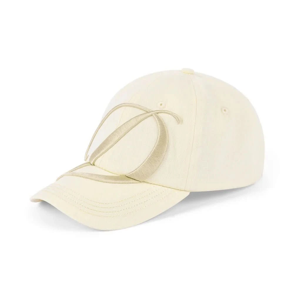 Dime MTL Cursive Low Pro Cap – Cream Strapback Skate Hat - Gallery Streetwear