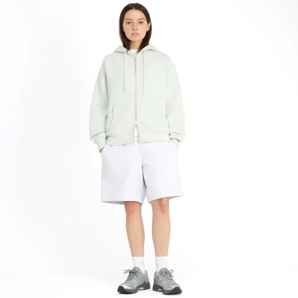 Dime MTL Cursive Small Logo Zip Hoodie – Mint Green Midweight Zip - Up - Gallery Streetwear