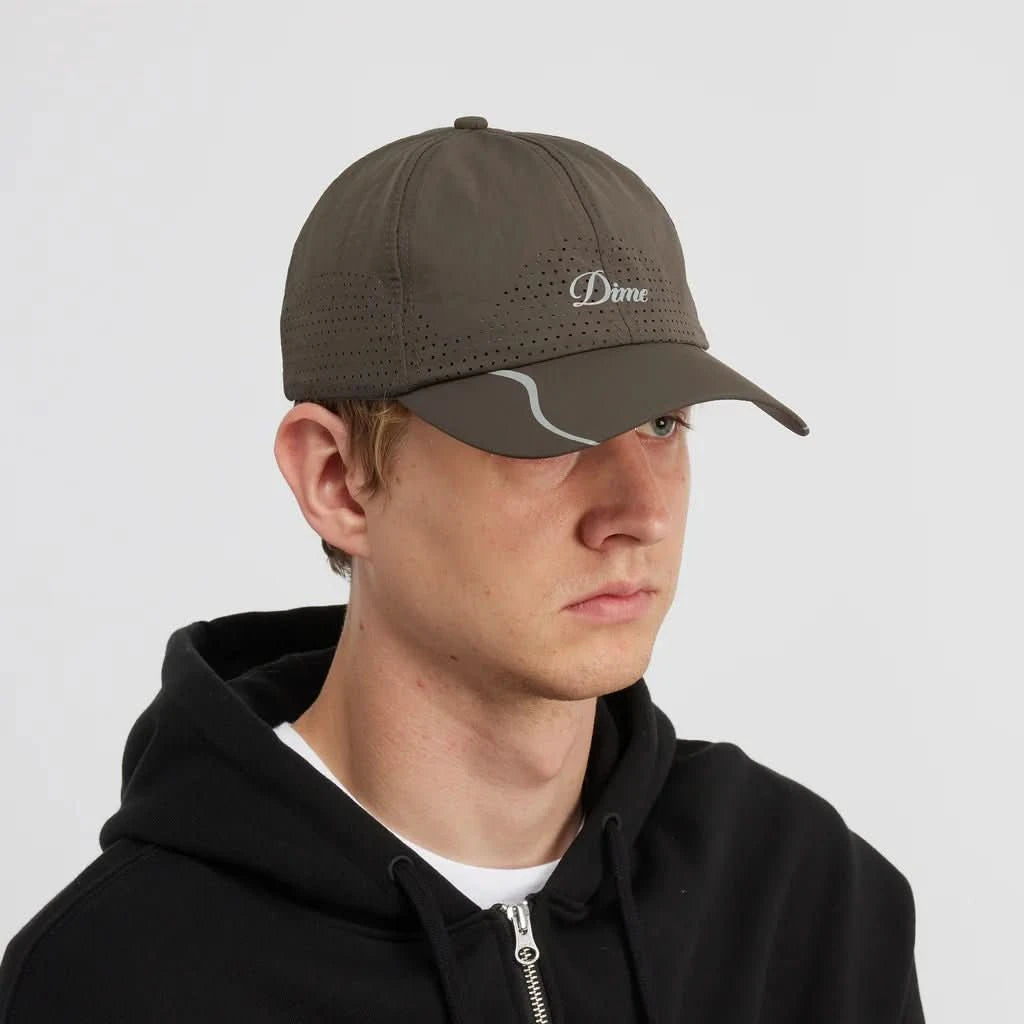Dime MTL Cursive Tech Cap – Nylon Performance Hat - Gallery Streetwear