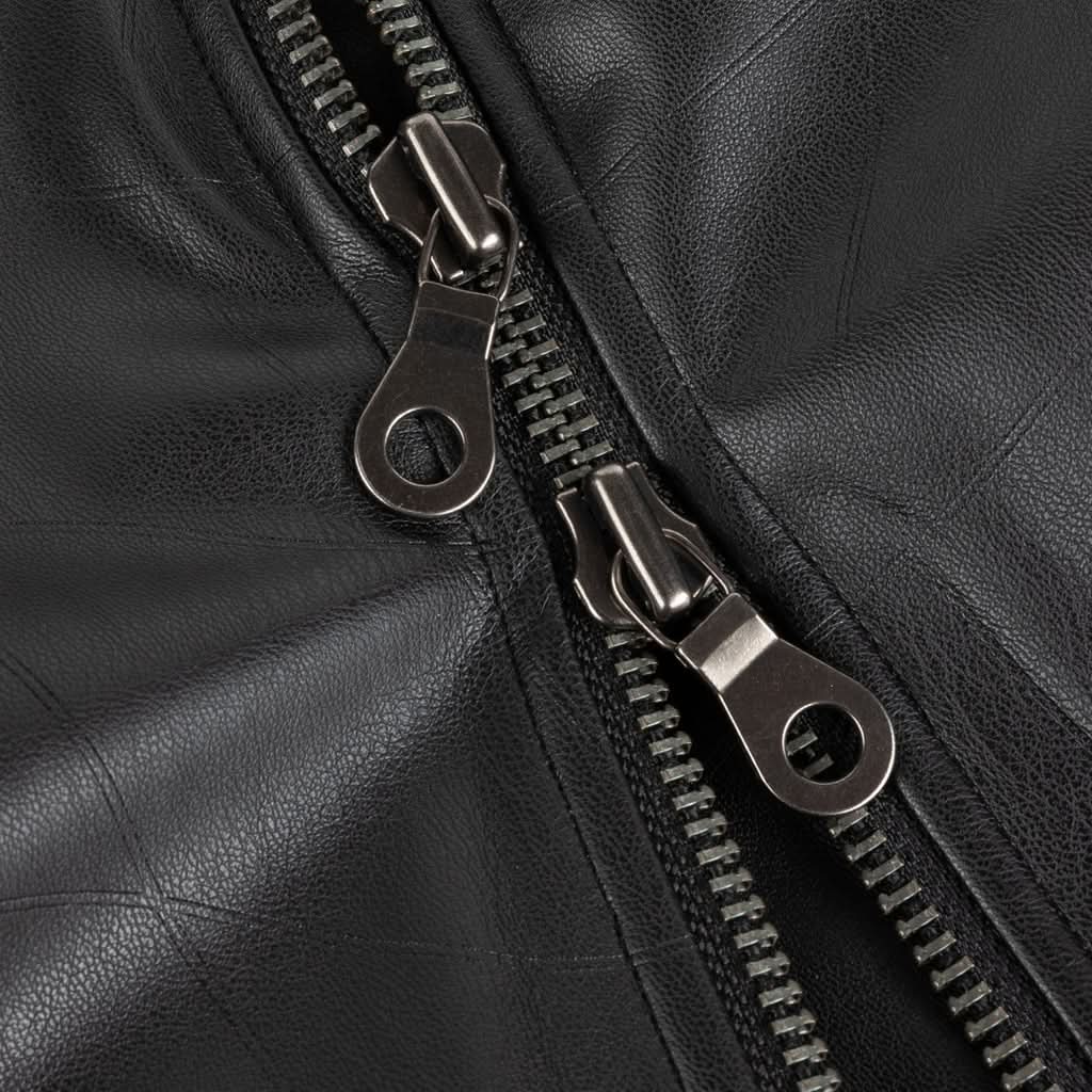 Dime MTL | Debossed Wavy Jacket – Black - Gallery Streetwear