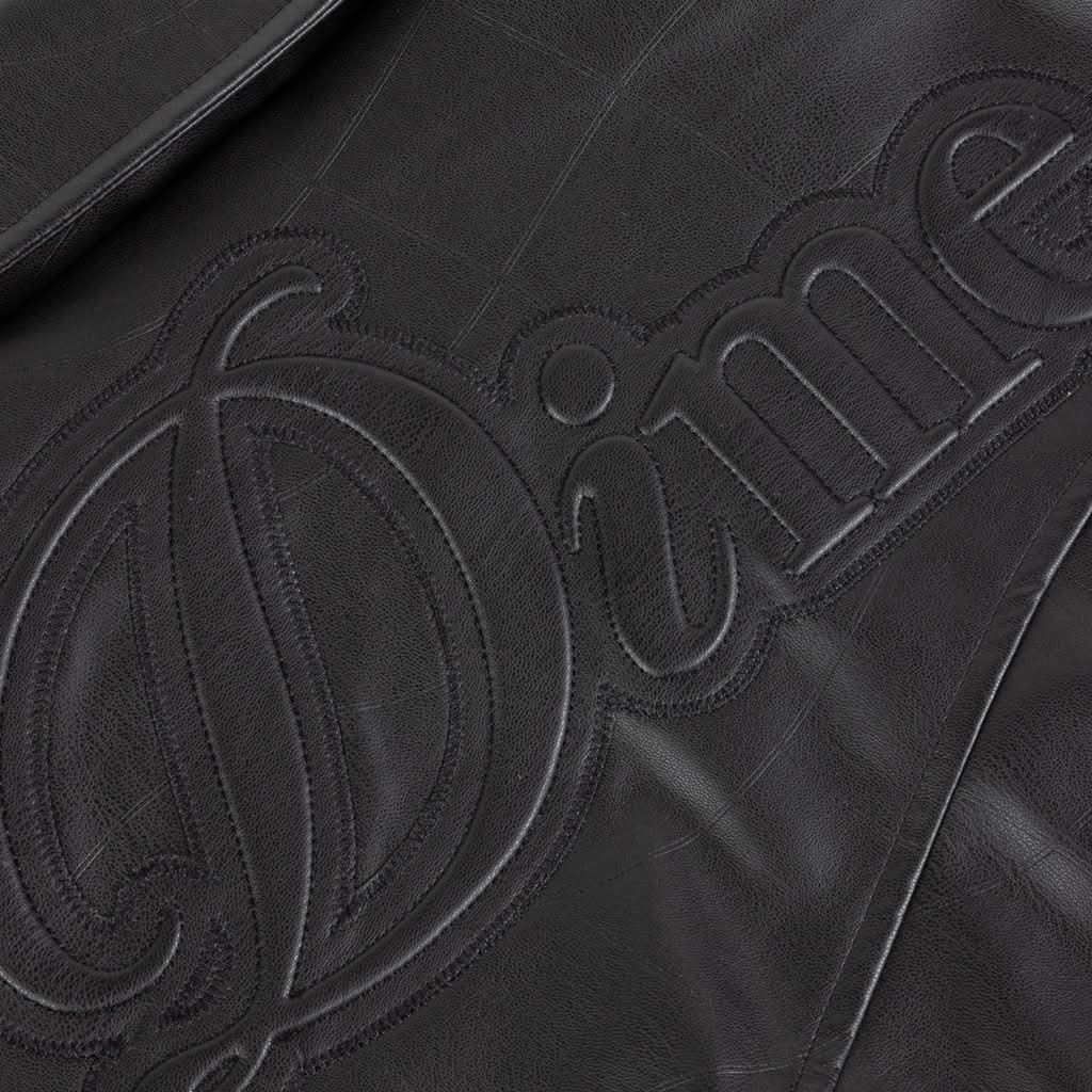 Dime MTL | Debossed Wavy Jacket – Black - Gallery Streetwear