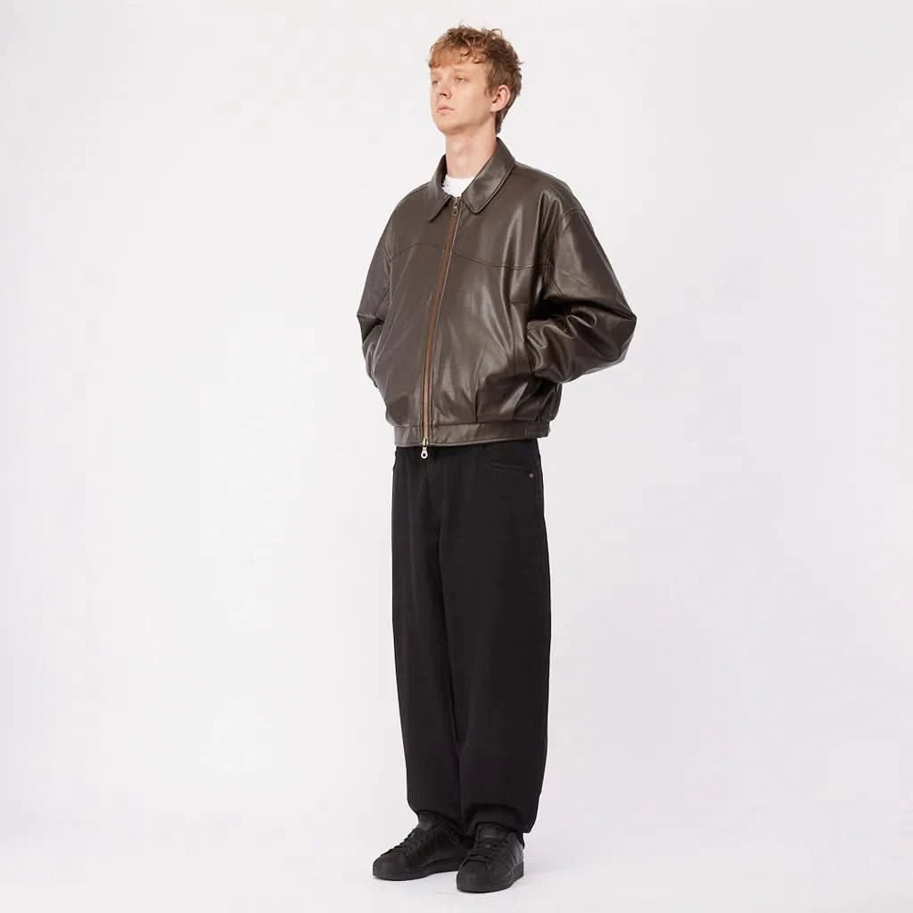 Dime MTL | Debossed Wavy Jacket – Brown - Gallery Streetwear