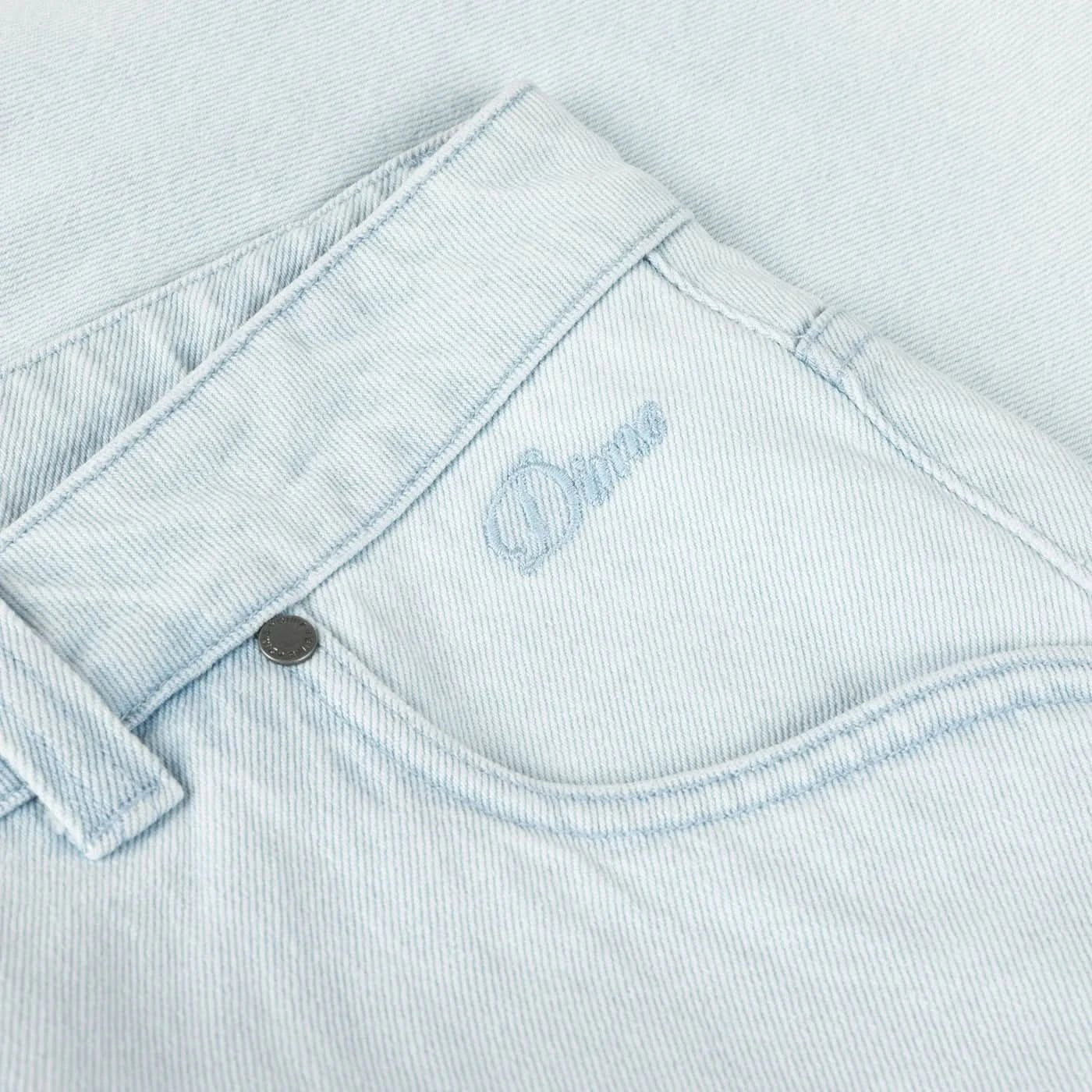 Dime MTL Denim Shorts – Faded Blue - Gallery Streetwear