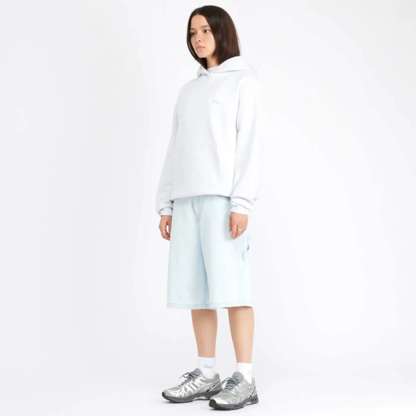 Dime MTL Denim Shorts – Faded Blue - Gallery Streetwear