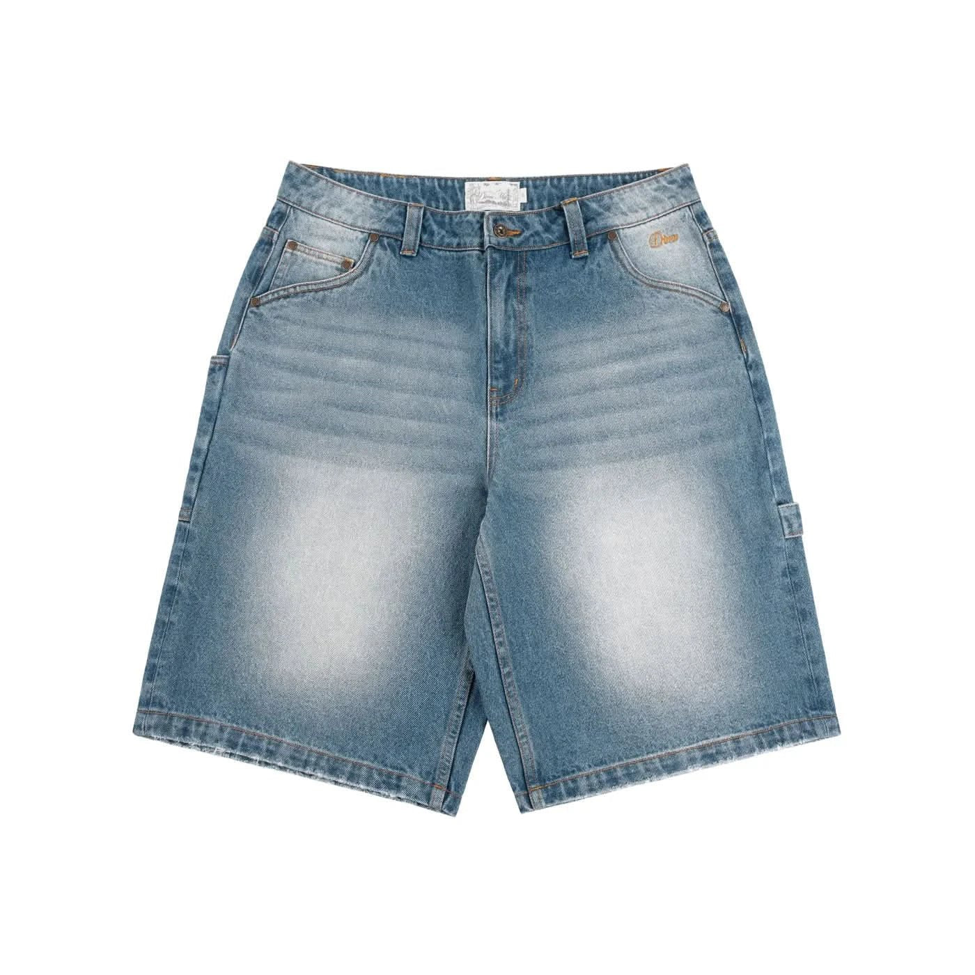 Dime MTL Denim Shorts – Sandblasted Indigo - Gallery Streetwear