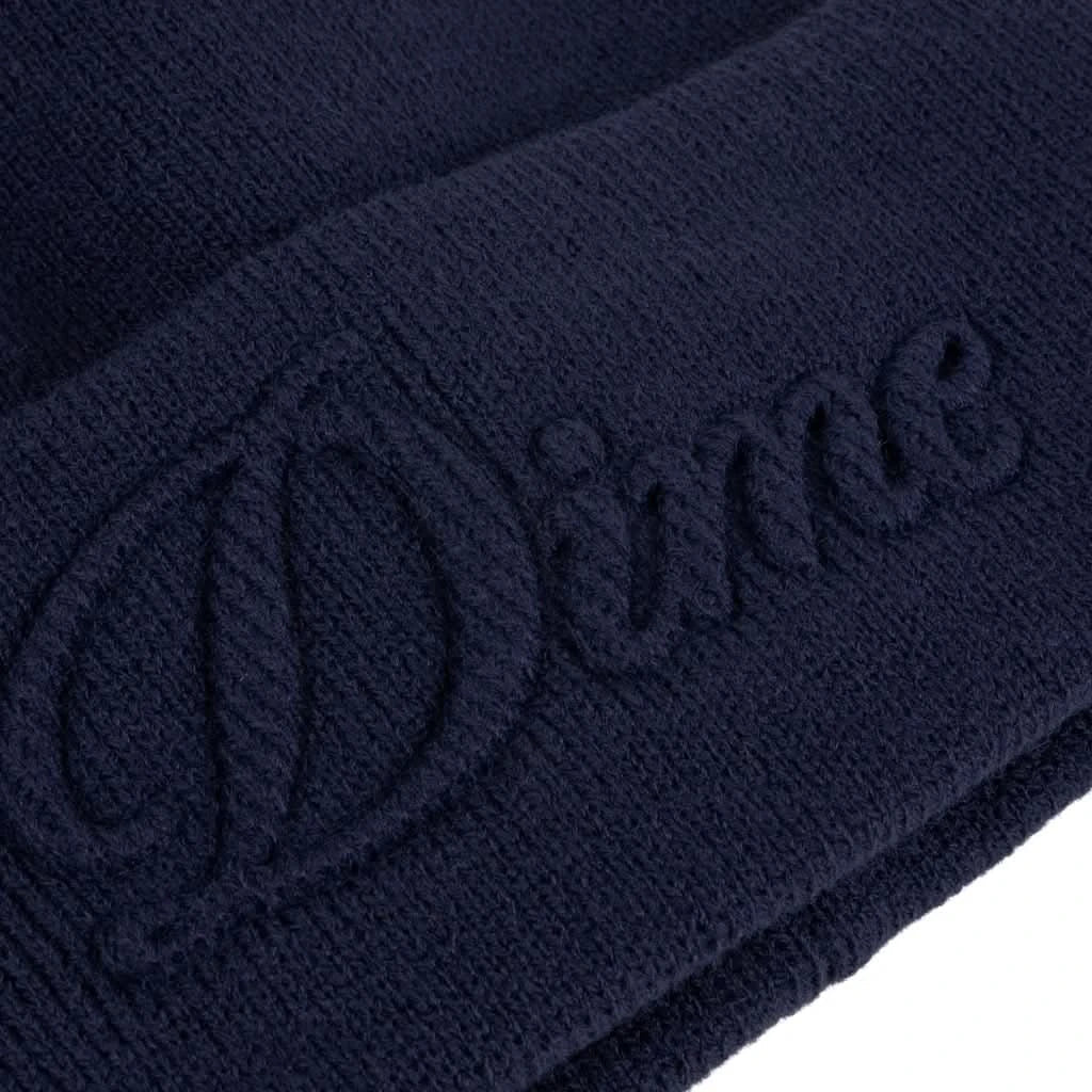 Dime MTL | Embossed Cursive Fold Beanie - Gallery Streetwear
