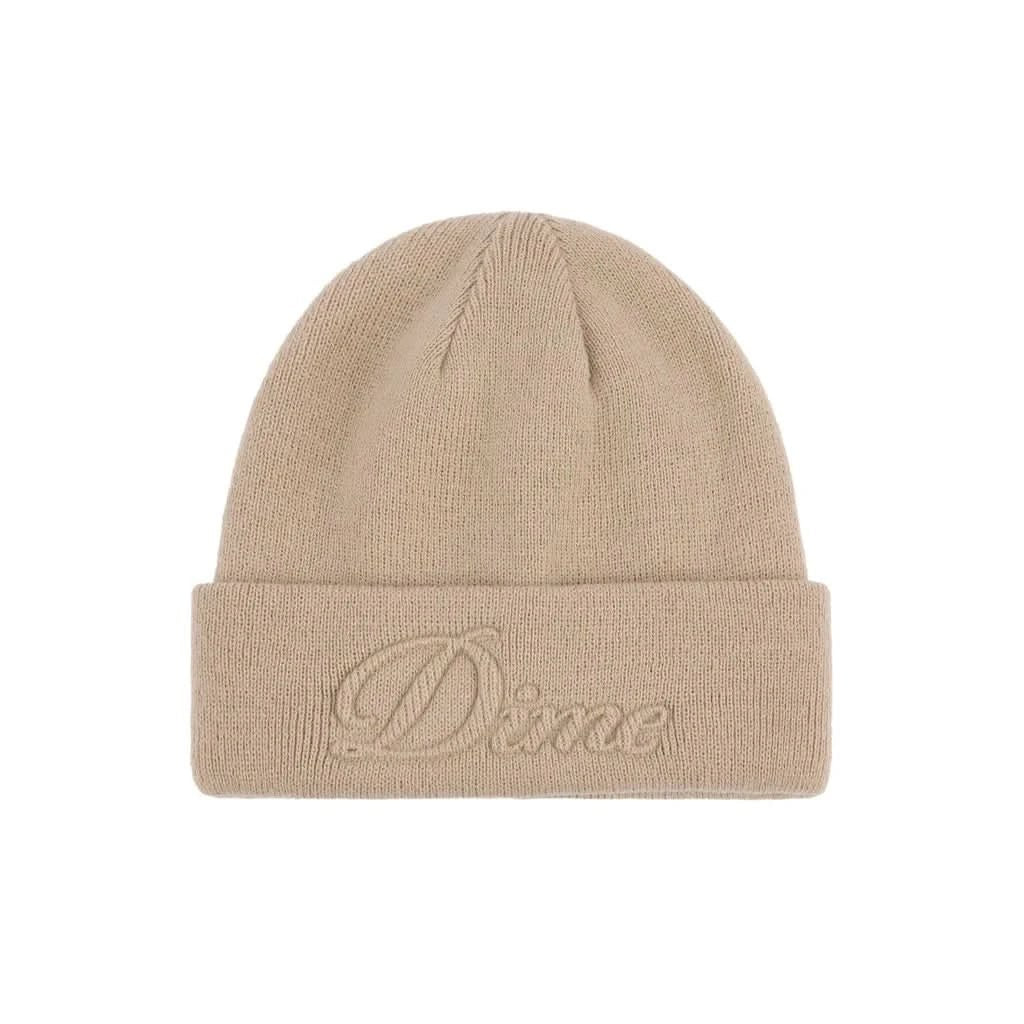Dime MTL | Embossed Cursive Fold Beanie - Gallery Streetwear