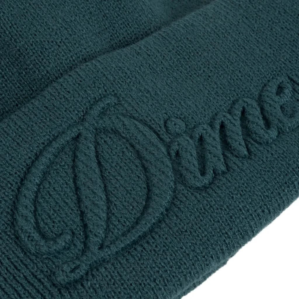 Dime MTL | Embossed Cursive Fold Beanie - Gallery Streetwear