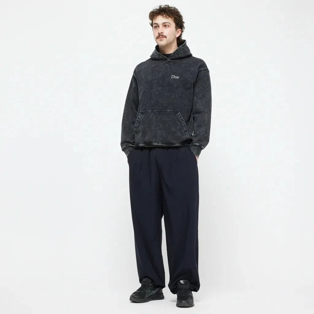 Dime MTL French Terry Hoodie – Faded Black - Gallery Streetwear