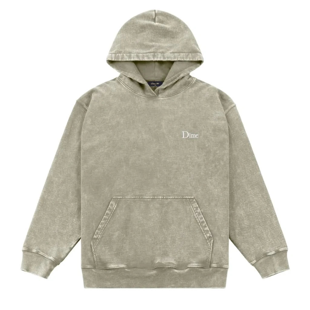 Dime MTL French Terry Hoodie – Faded Cement - Gallery Streetwear
