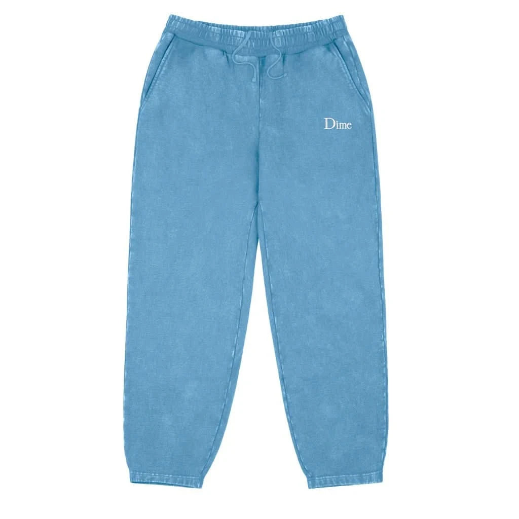Dime MTL French Terry Sweatpants – Faded Sky - Gallery Streetwear front