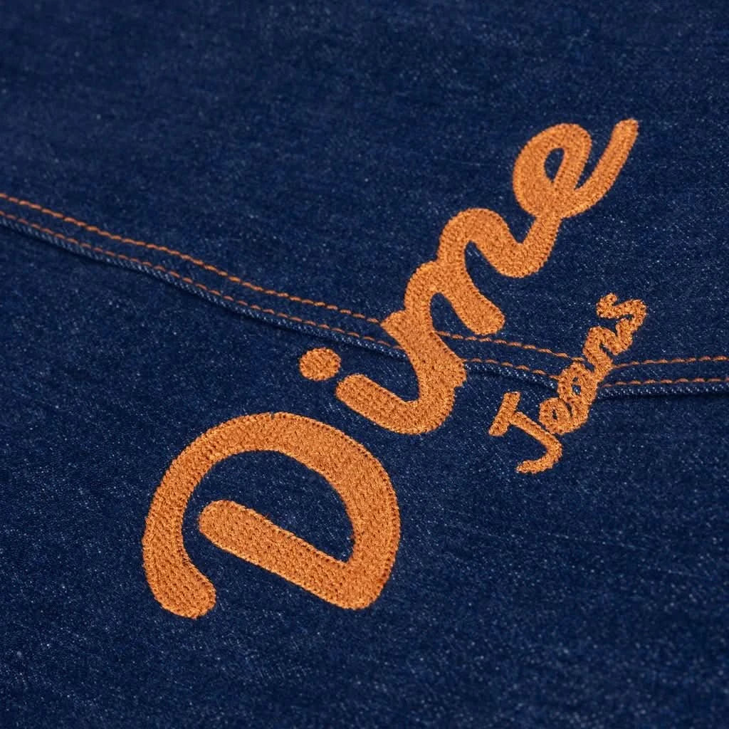 Dime MTL Jeans Messenger Bag – Cotton Denim Crossbody Streetwear Bag - Gallery Streetwear