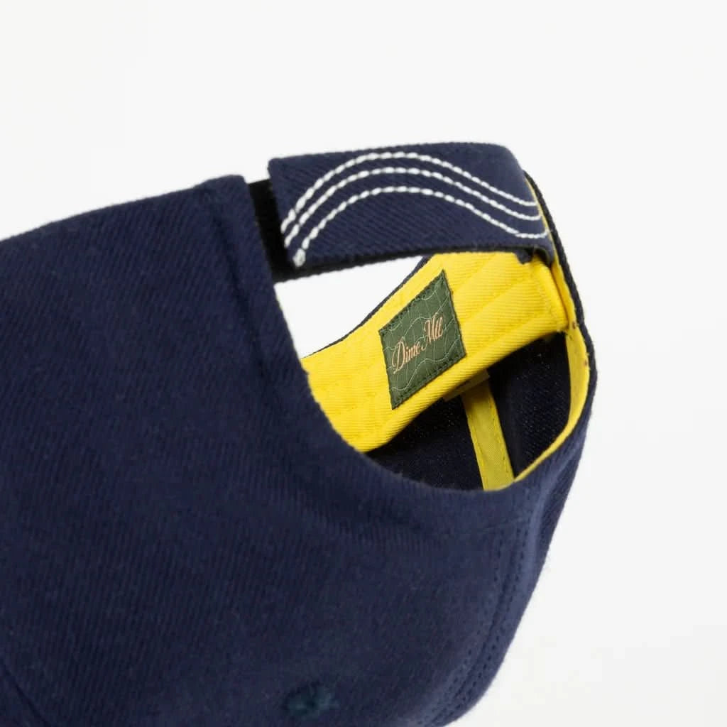 Dime MTL MTL Low Pro Cap – Poly - Wool Strapback Hat - Gallery Streetwear close up