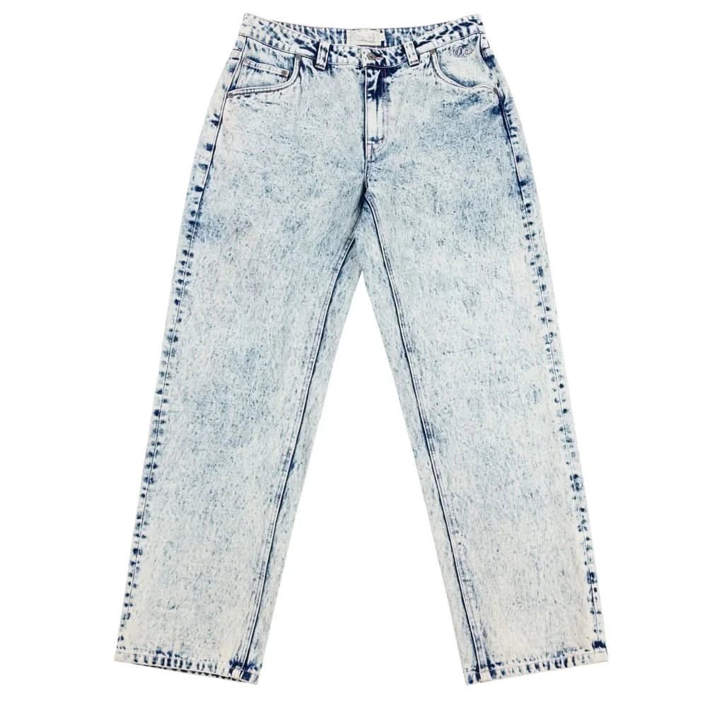 Dime MTL | Relaxed Denim Pant – Snow Washed - Gallery Streetwear