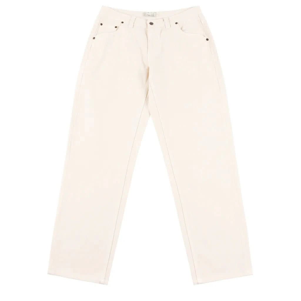 Dime MTL | Relaxed Denim Pants – Warm White - Gallery Streetwear