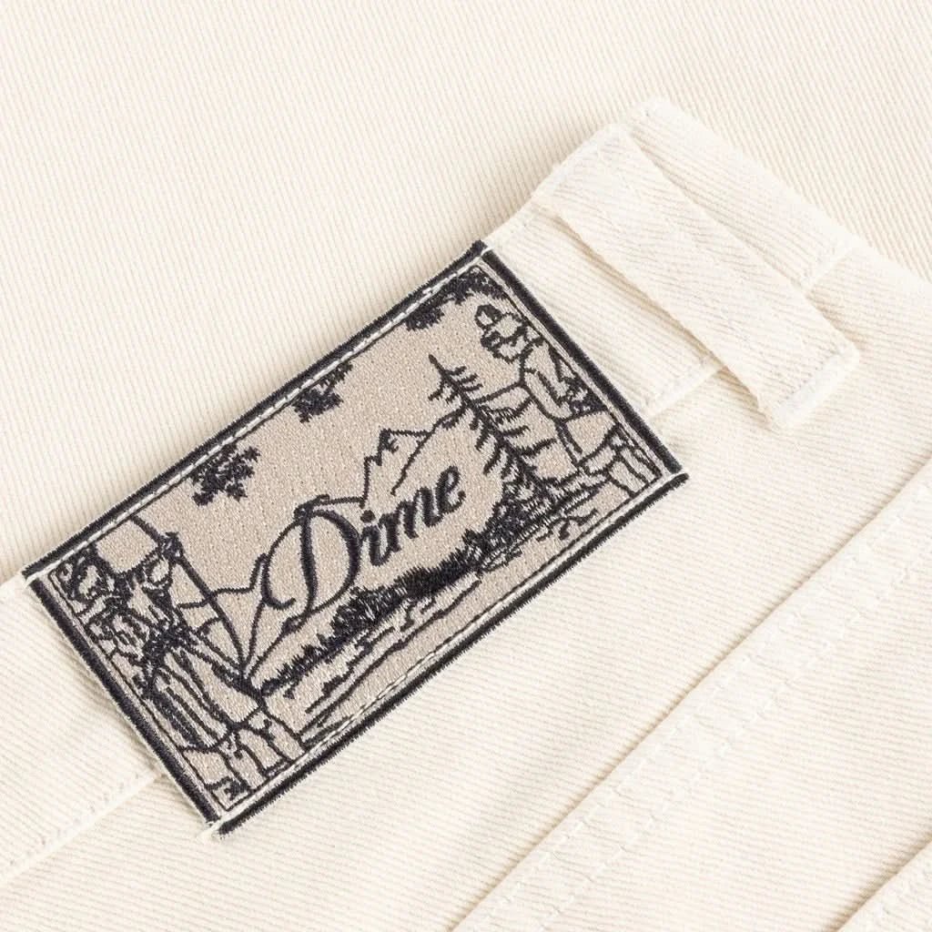 Dime MTL | Relaxed Denim Pants – Warm White - Gallery Streetwear