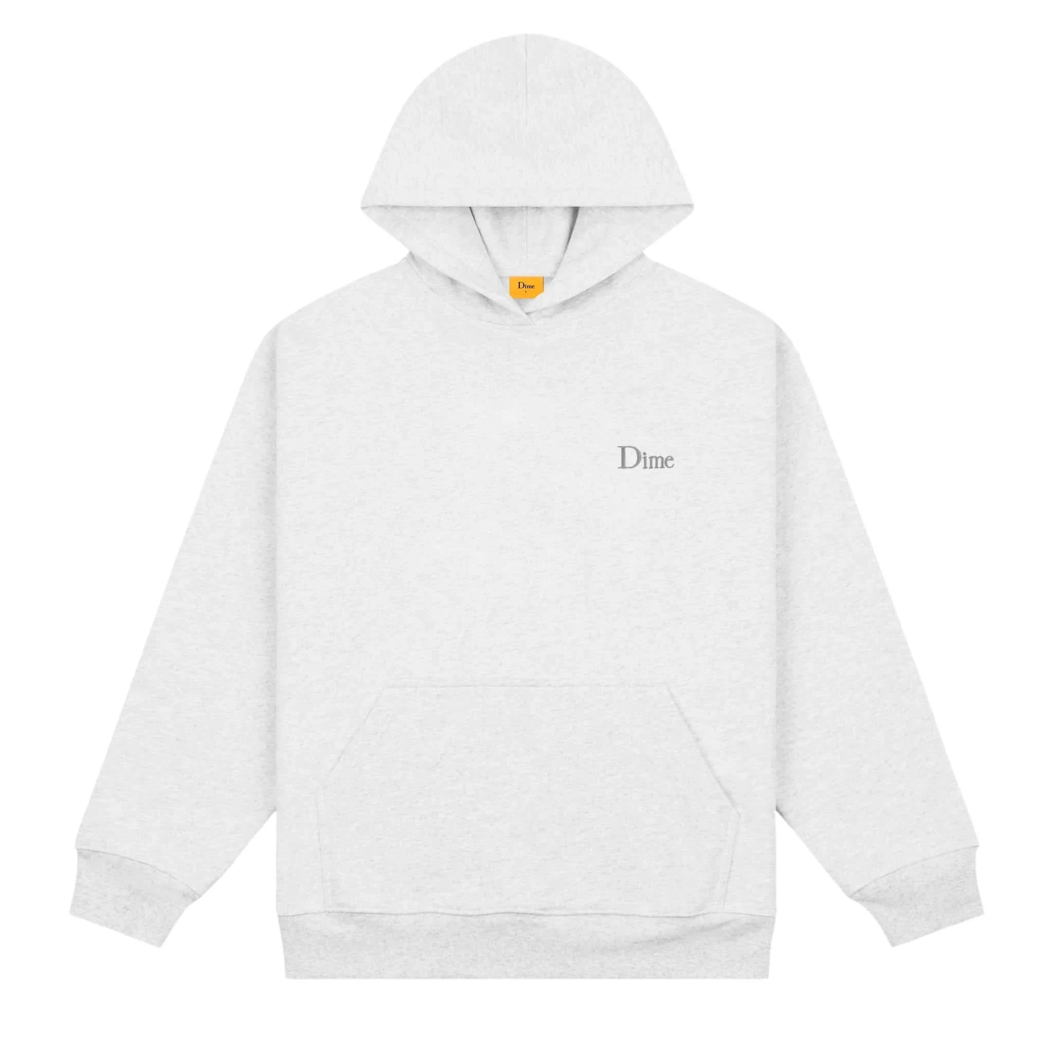 Dime MTL | Small logo Hoodie Ash - Gallery Streetwear
