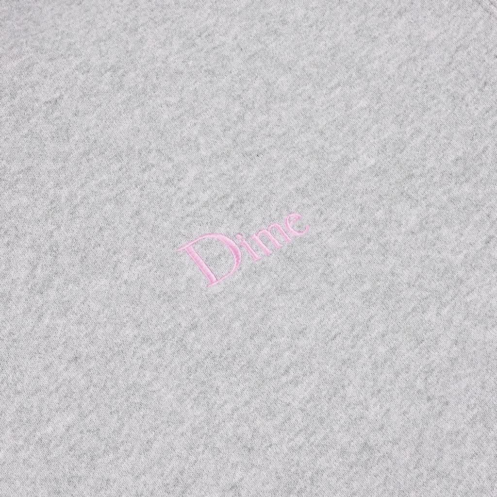 Dime MTL | Small Logo hoodie Grey - Gallery Streetwear