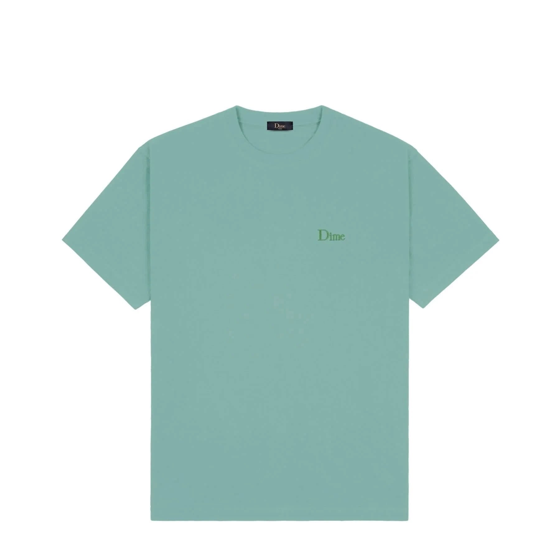 Dime MTL Small Logo Tee – Seaweed Green Skate T-Shirt - Gallery Streetwear