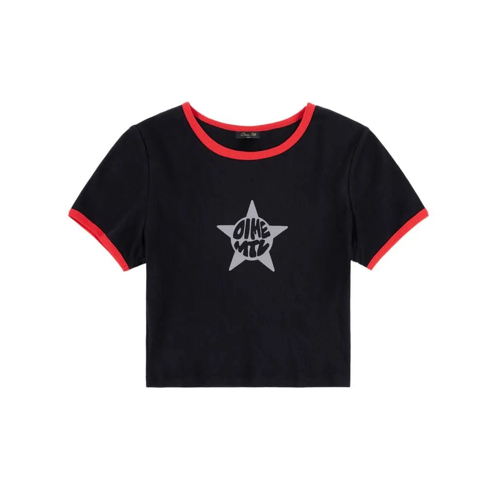 Dime MTL Star Baby T-Shirt – Women’s Cropped Tee - Gallery Streetwear