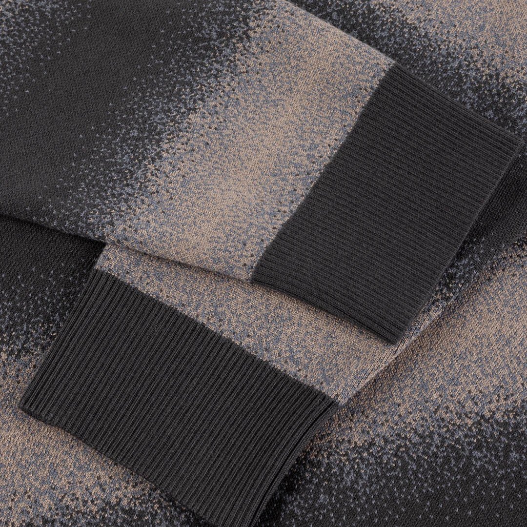 Dime MTL Striped Rugby Knit – Charcoal Multi - Gallery Streetwear