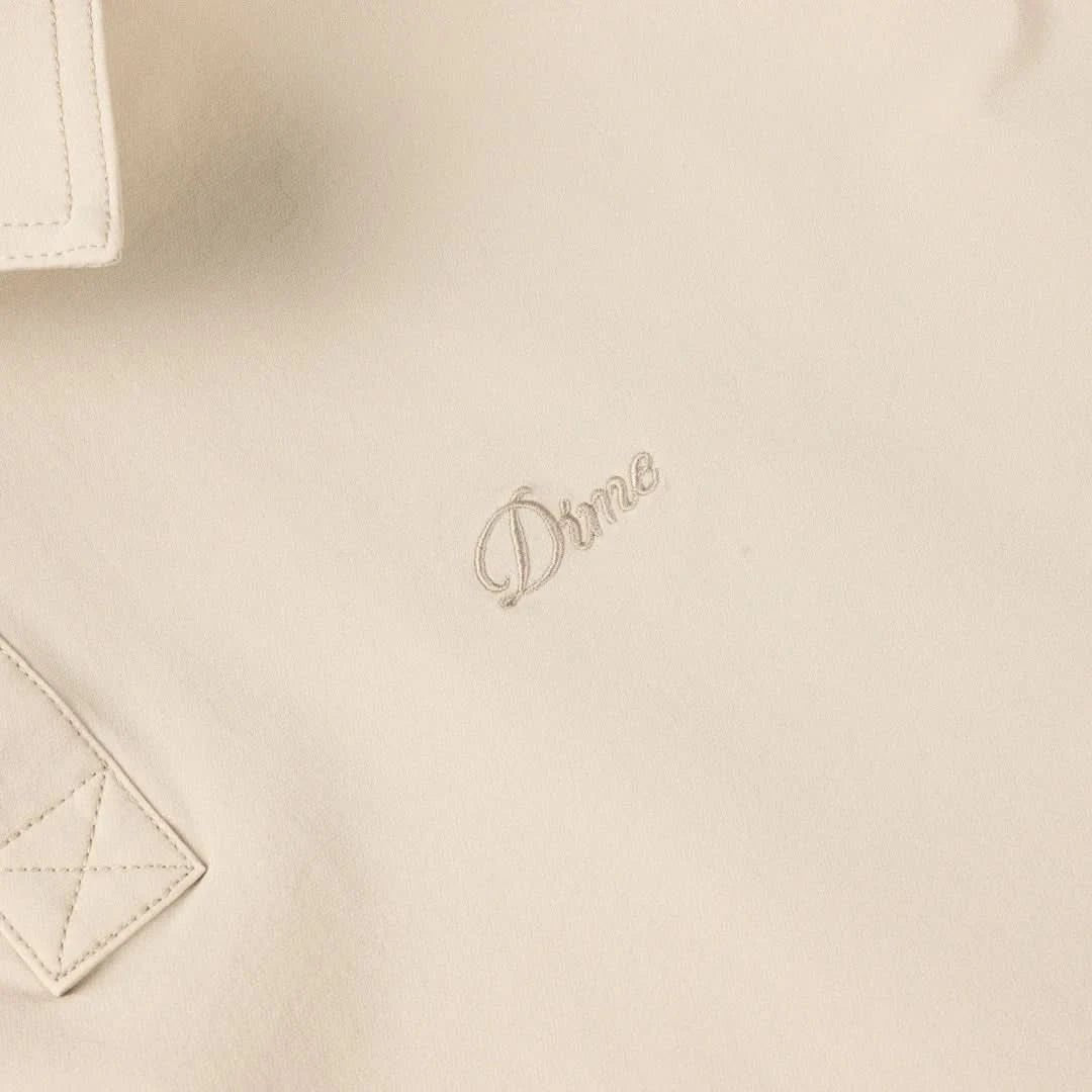 Dime MTL Tech Rugby Shirt - Beige - Gallery Streetwear
