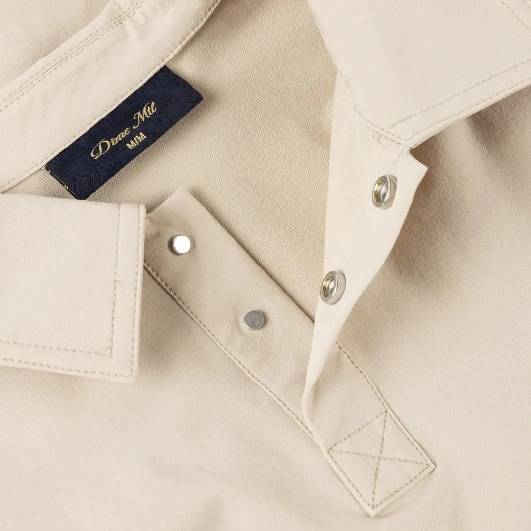 Dime MTL Tech Rugby Shirt - Beige - Gallery Streetwear