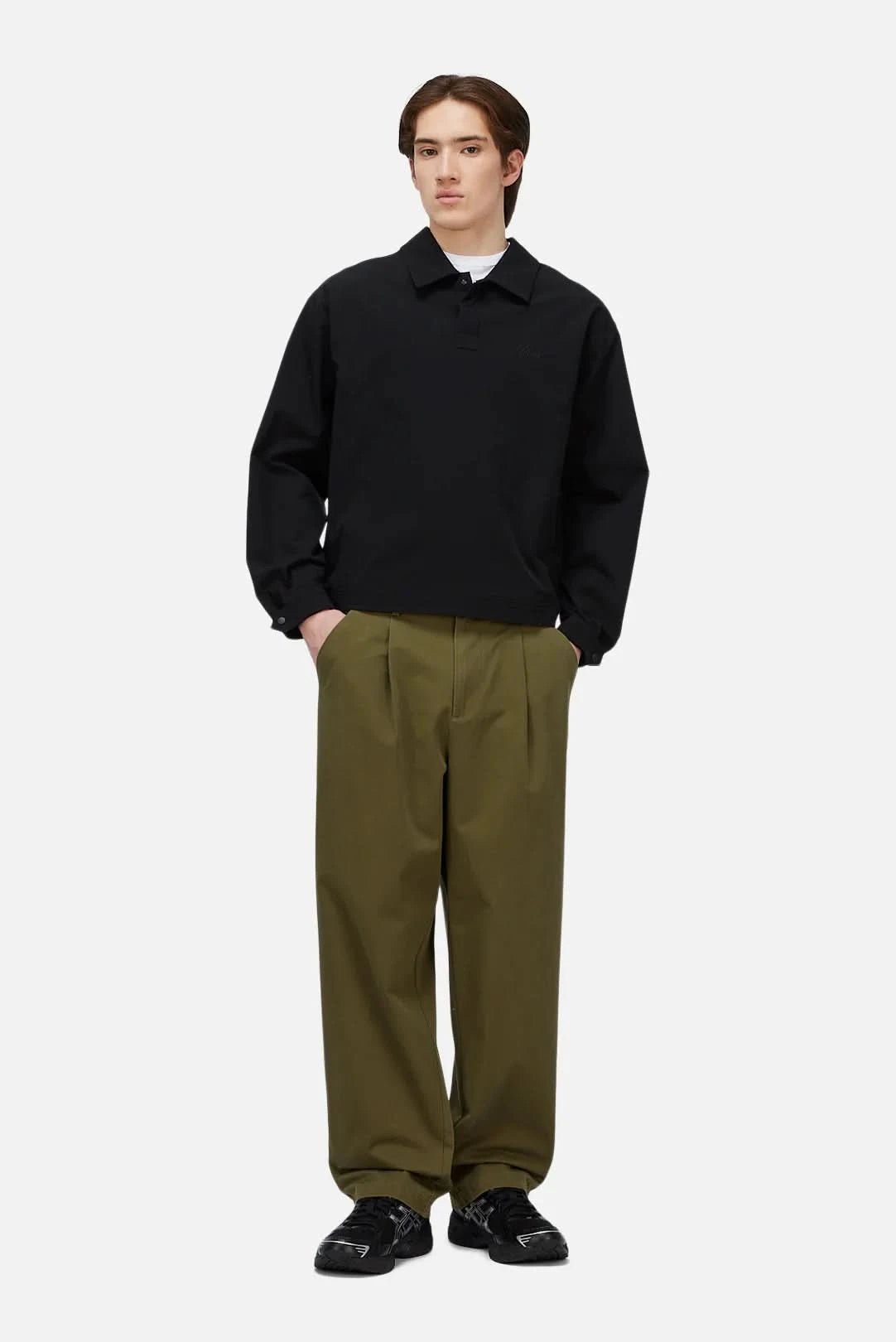 Dime MTL Tech Rugby Shirt - Black - Gallery Streetwear