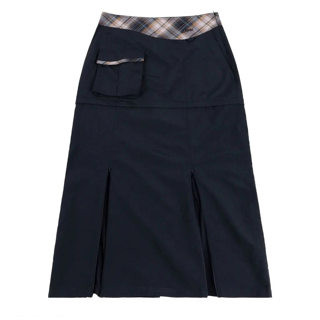 Dime MTL Tech Skirt – Black Convertible Utility Skirt - Gallery Streetwear
