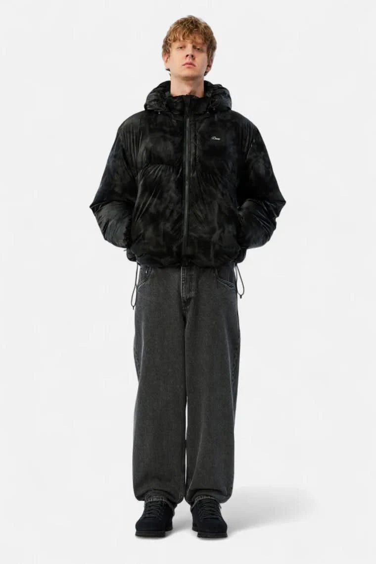 Dime MTL Wavy Puffer – Black - Gallery Streetwear