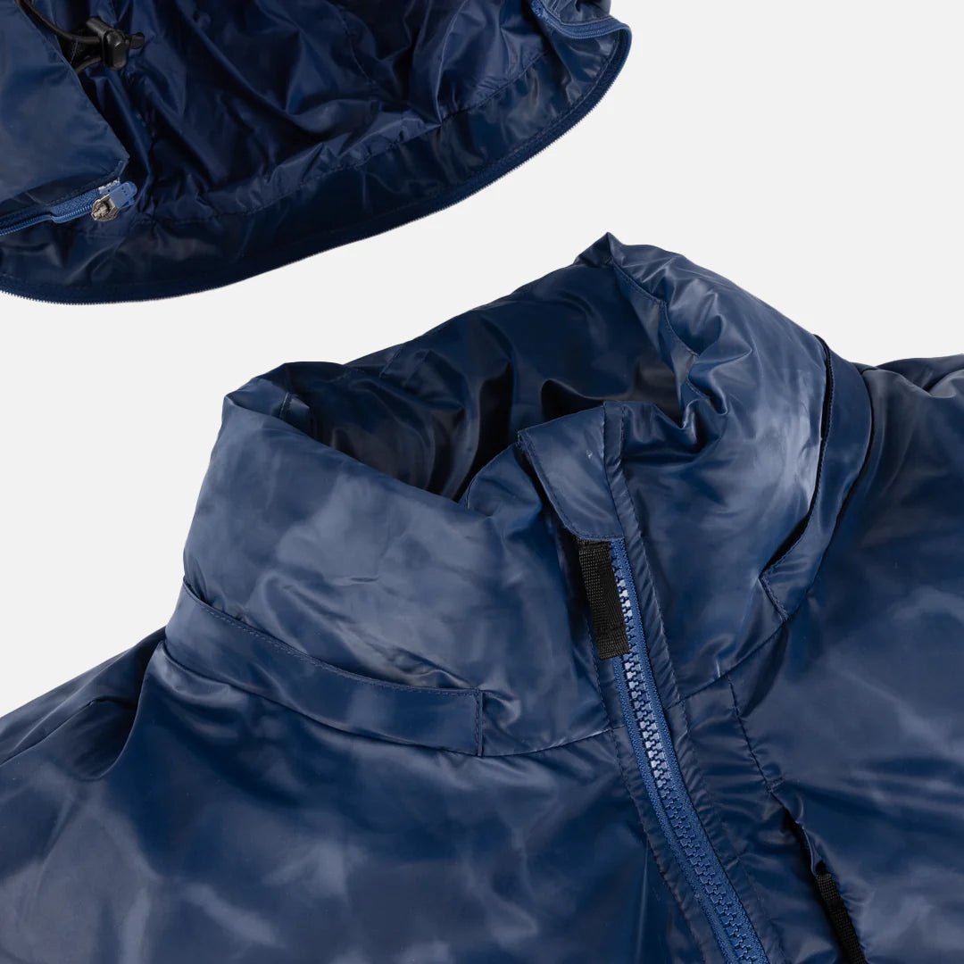 Dime MTL Wavy Puffer – Smoke Blue - Gallery Streetwear