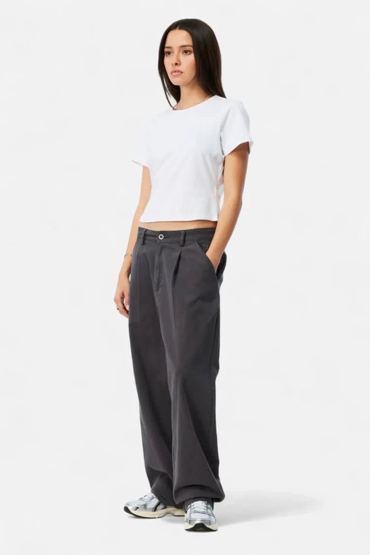 Dime MTL Women's Cursive T-shirt – White - Gallery Streetwear