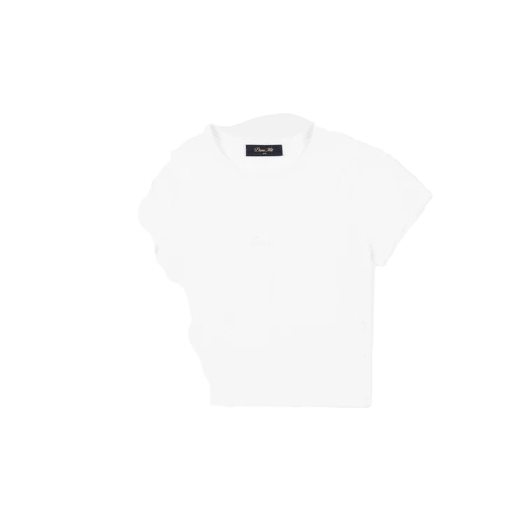 Dime MTL Women's Cursive T-shirt – White - Gallery Streetwear Kelowna's Best womens streetwear store