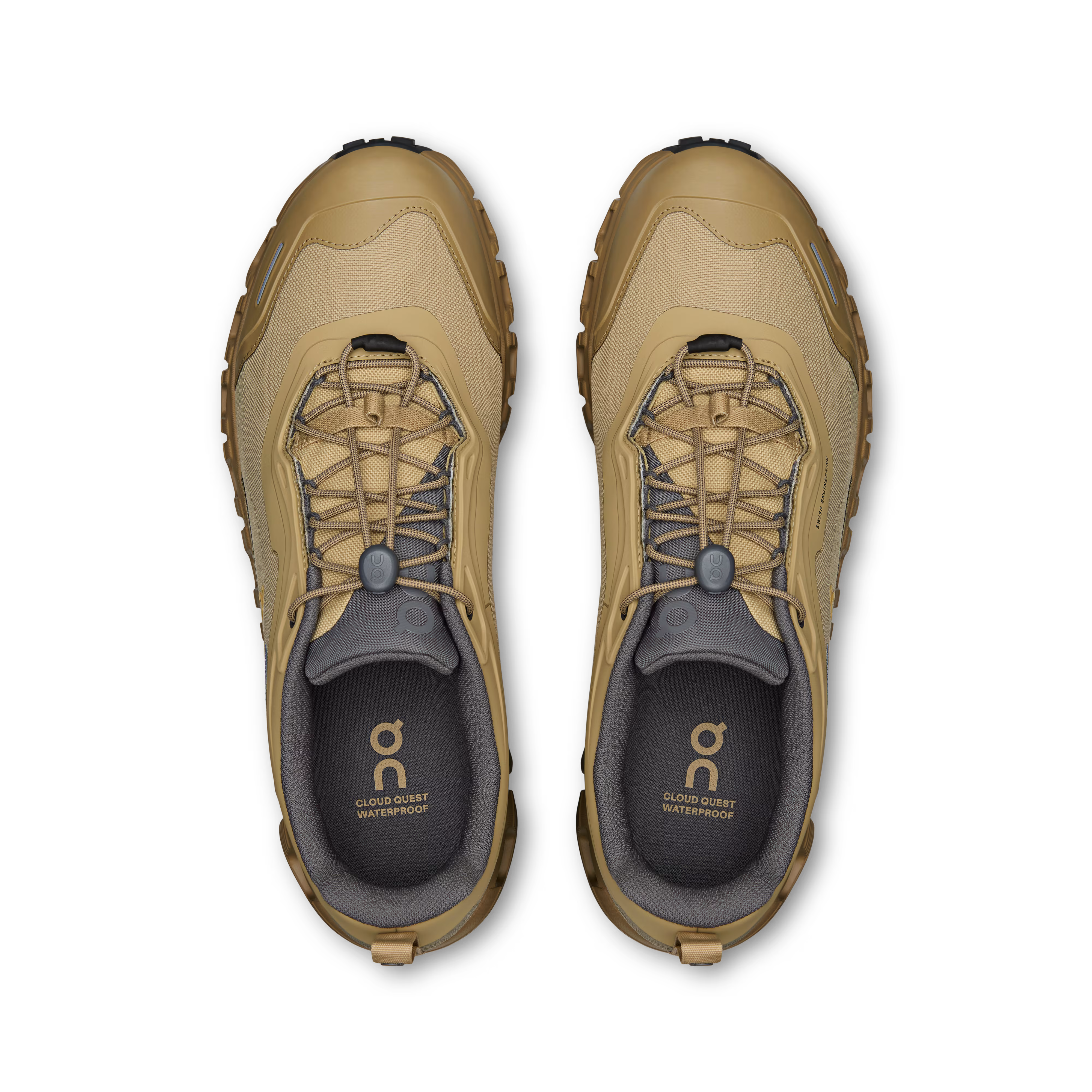On. Cloud 6 Geo Waterproof Shoe Chai Mens Sneakers — Detail View | Gallery Streetwear Kelowna