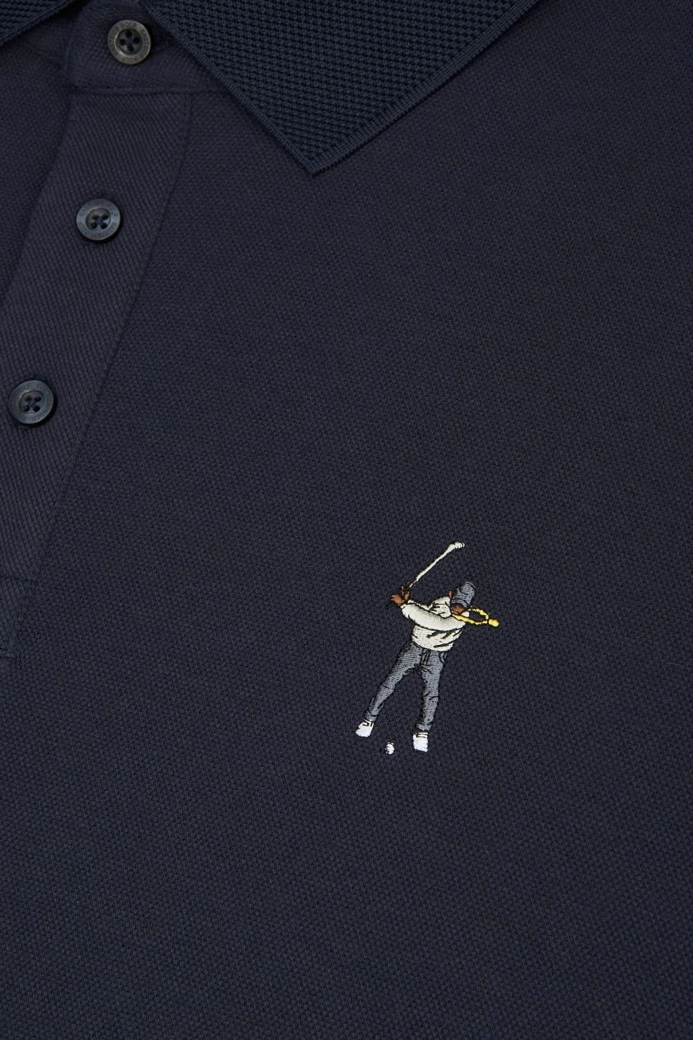 Eastside Golf Core Pique Polo - Navy - Gallery Streetwear