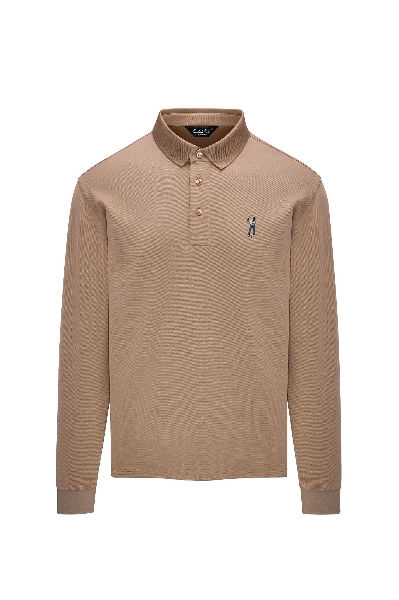 Eastside Golf Premium Midweight Polo - Taupe - Gallery Streetwear