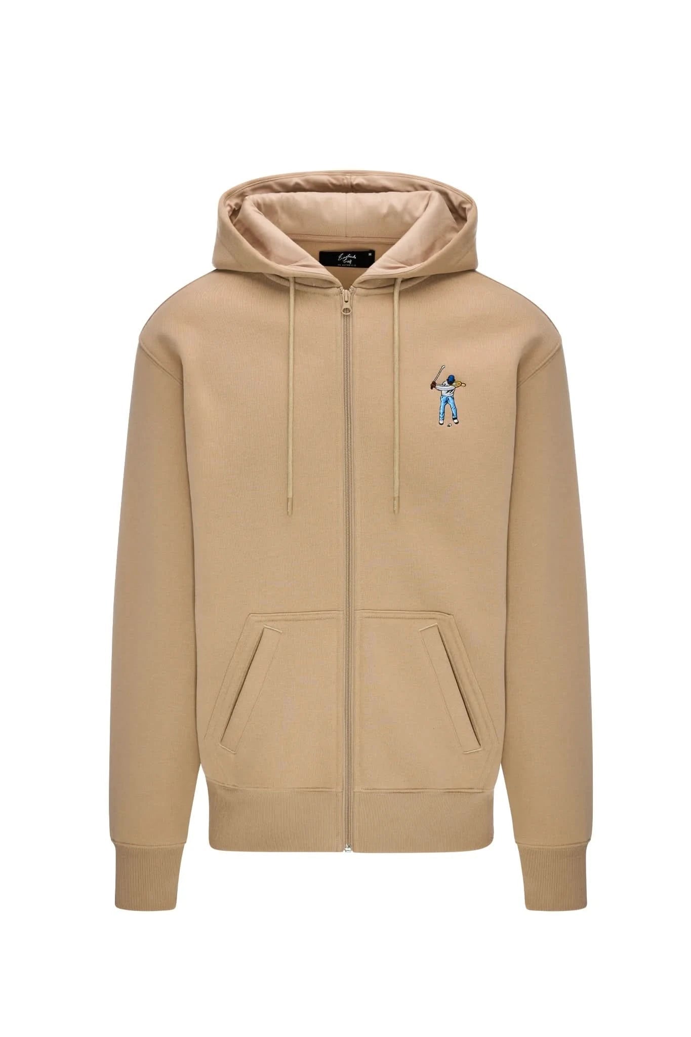 Eastside Golf Swingman Full Zip Hoodie - Taupe - Gallery Streetwear