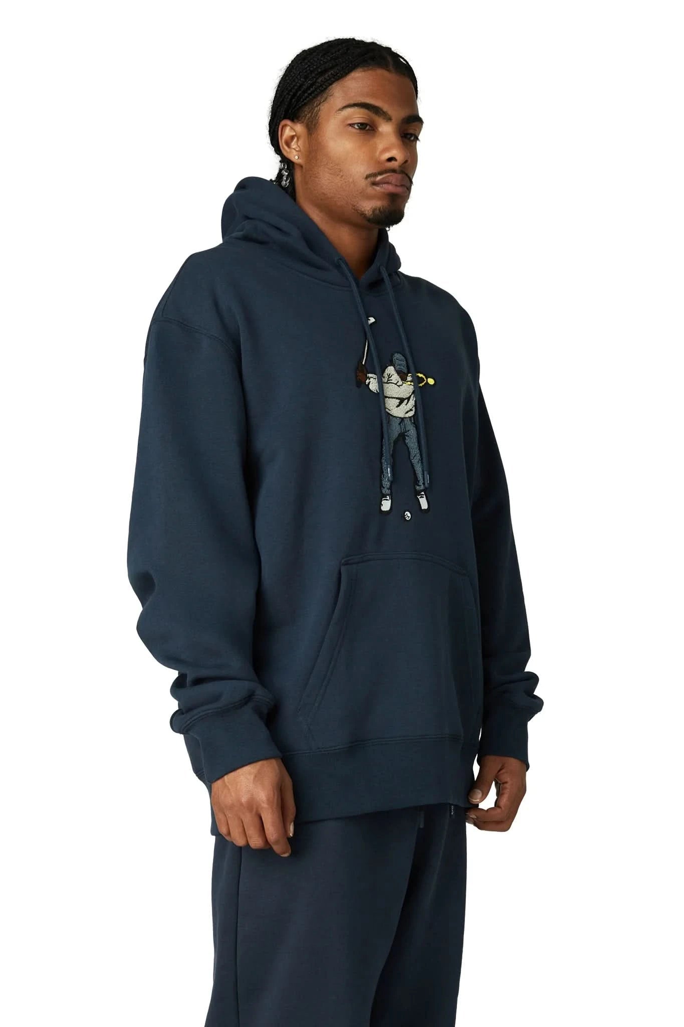 Eastside Golf Swingman Logo Hoodie - Navy - Gallery Streetwear