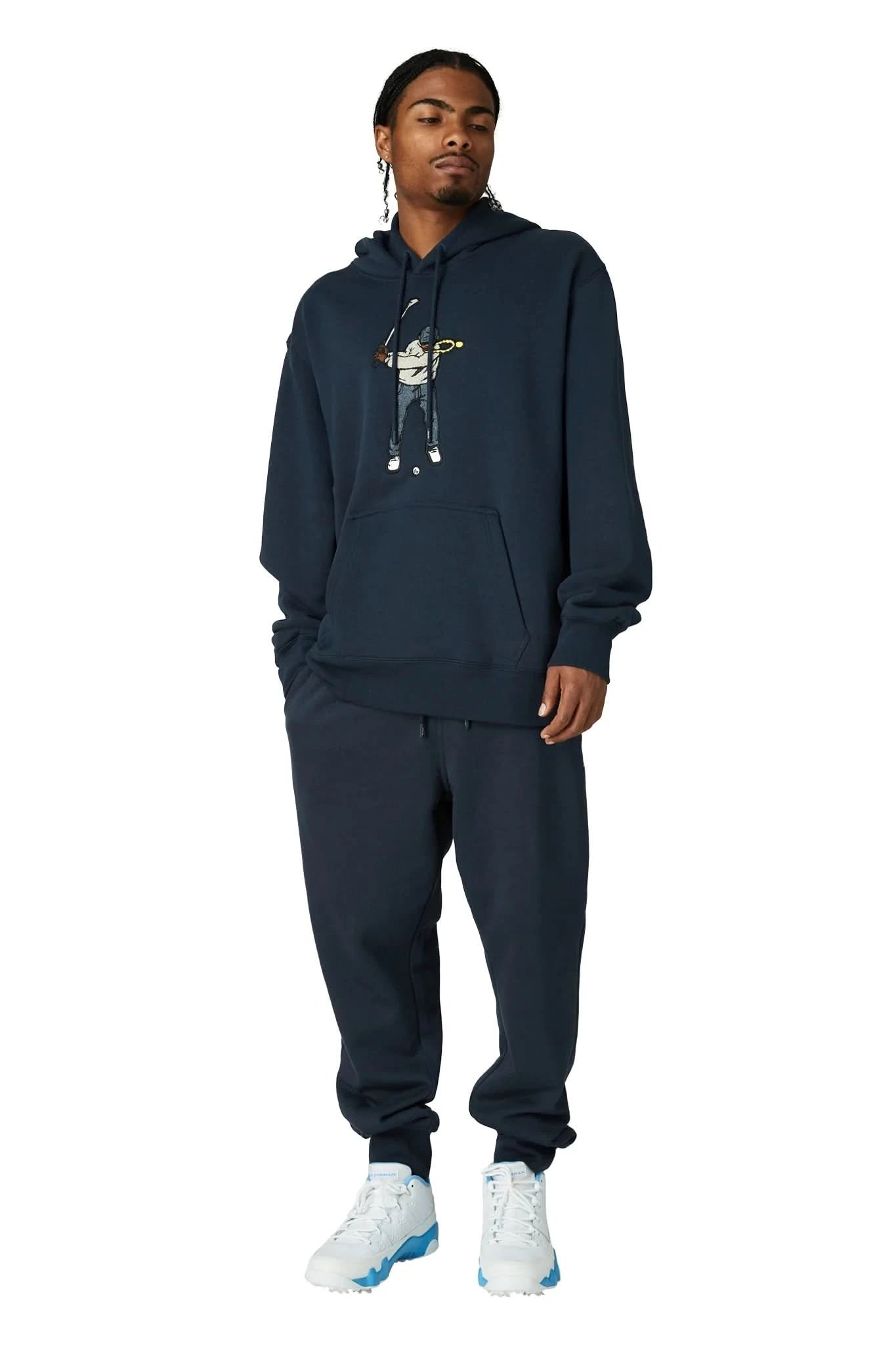 Eastside Golf Swingman Logo Hoodie - Navy - Gallery Streetwear