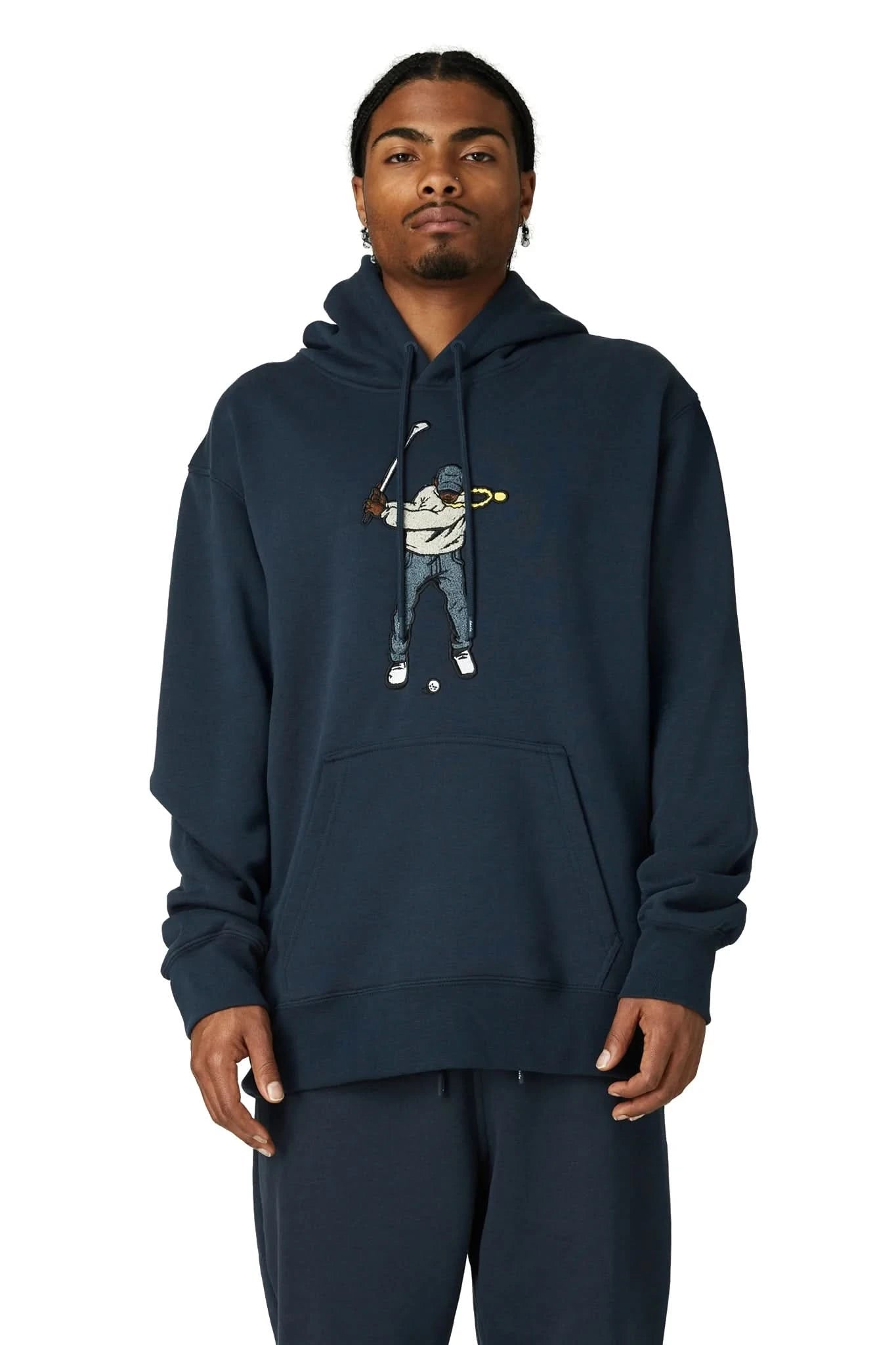 Eastside Golf Swingman Logo Hoodie - Navy - Gallery Streetwear