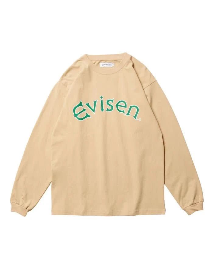 Evisen | Arch Logo L/s Shirt Sand - Gallery Streetwear