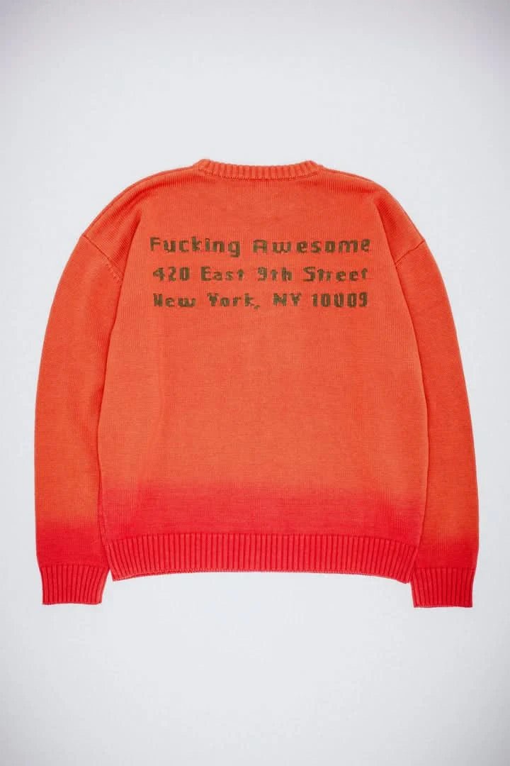 FA Liberty Sweater – Rust Orange - Gallery Streetwear