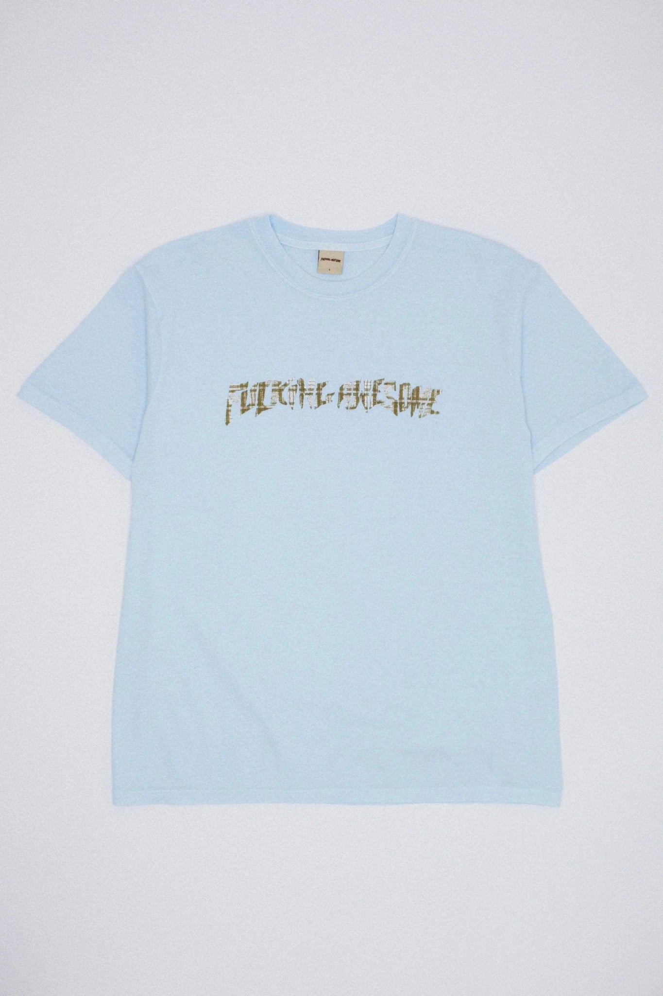 FA Plaid Photo Copy Tee - Blue - Gallery Streetwear