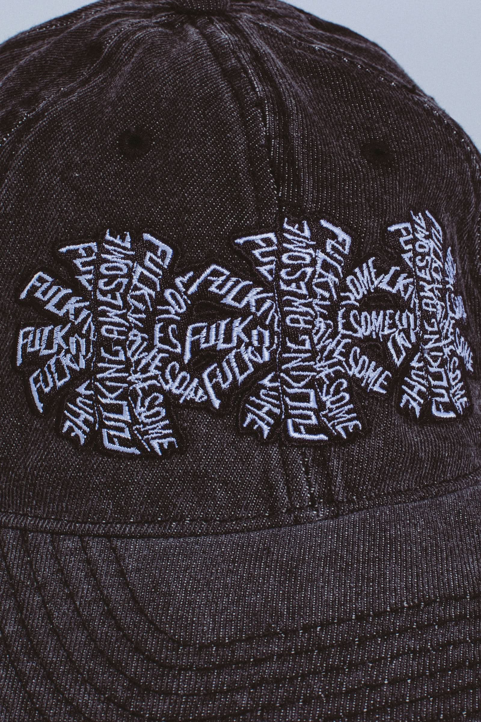 FA Three Spiral Denim 6 Panel Hat - Gallery Streetwear