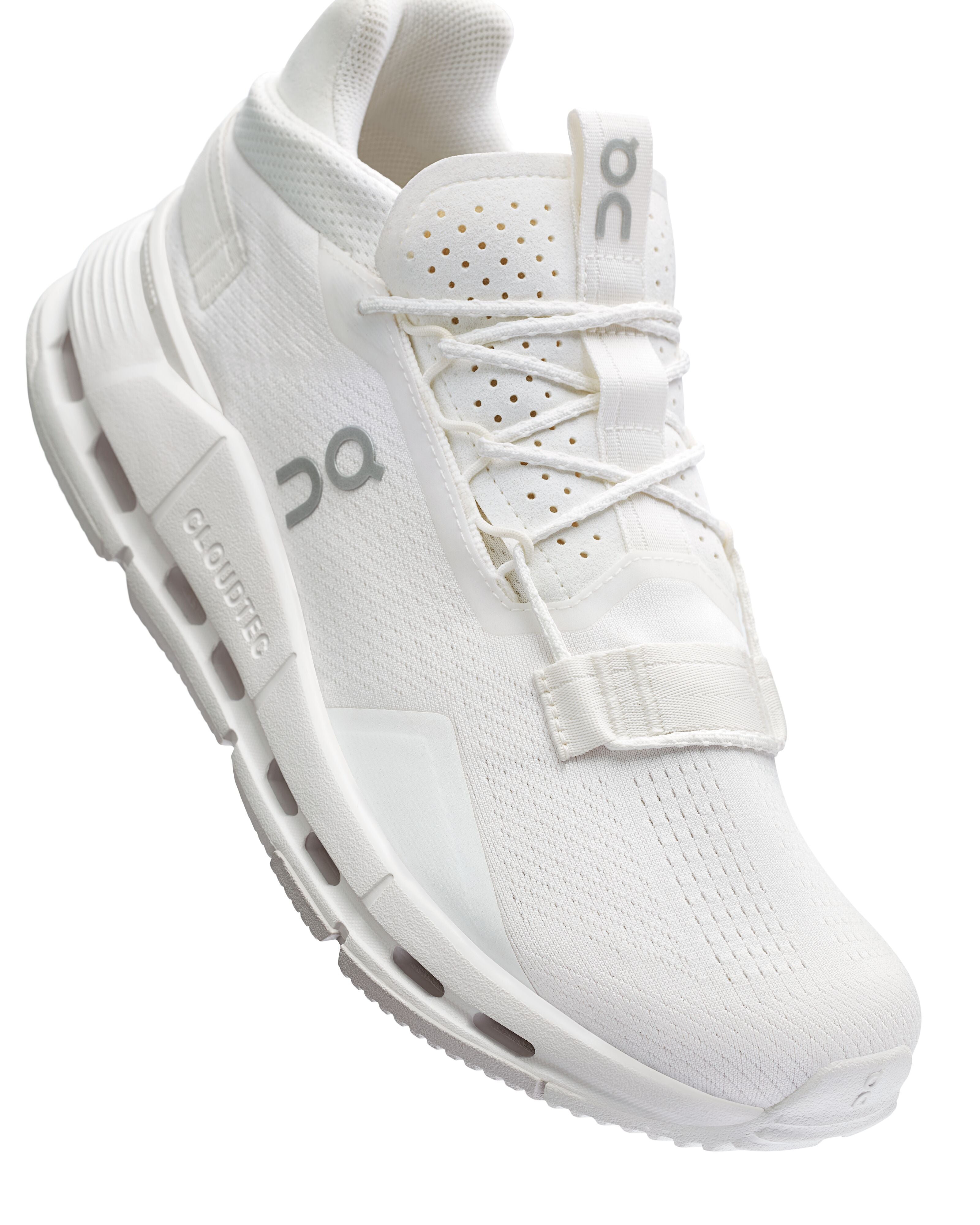 On | W's Cloudnova 2 shoe | All White close up