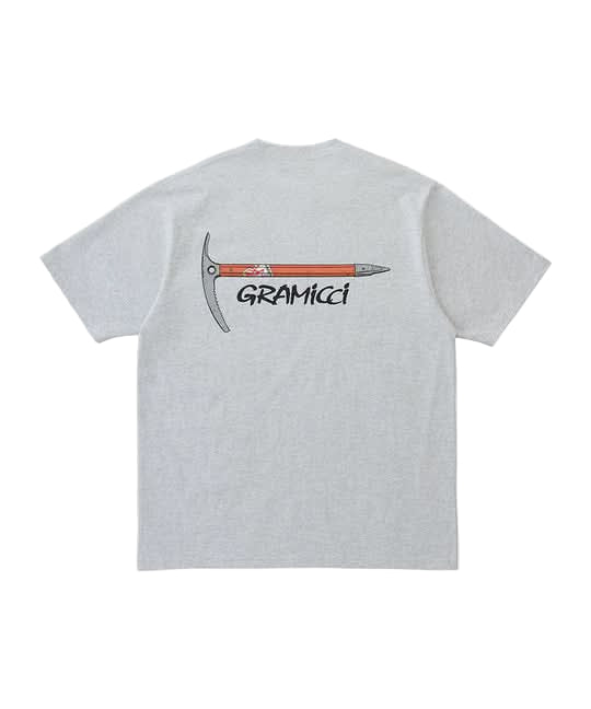 Gramicci Ice Axe Tee - Grey - Gallery Streetwear Canada, Kelowna's best store for climbing clothing and fashion.