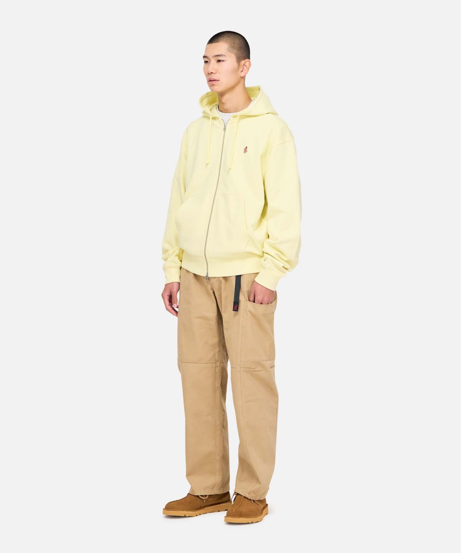Gramicci | One Point Zip Hoodie Lemon - Gallery Streetwear