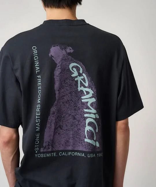Gramicci Stonemasters Tee - Vintage Black - Gallery Streetwear