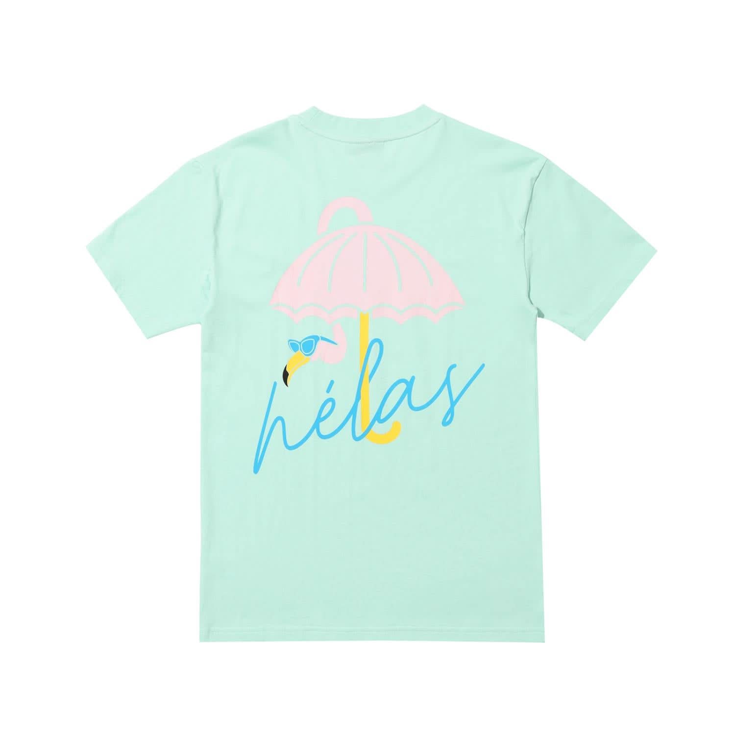 Helas Flamingo Tee – Lime - Gallery Streetwear